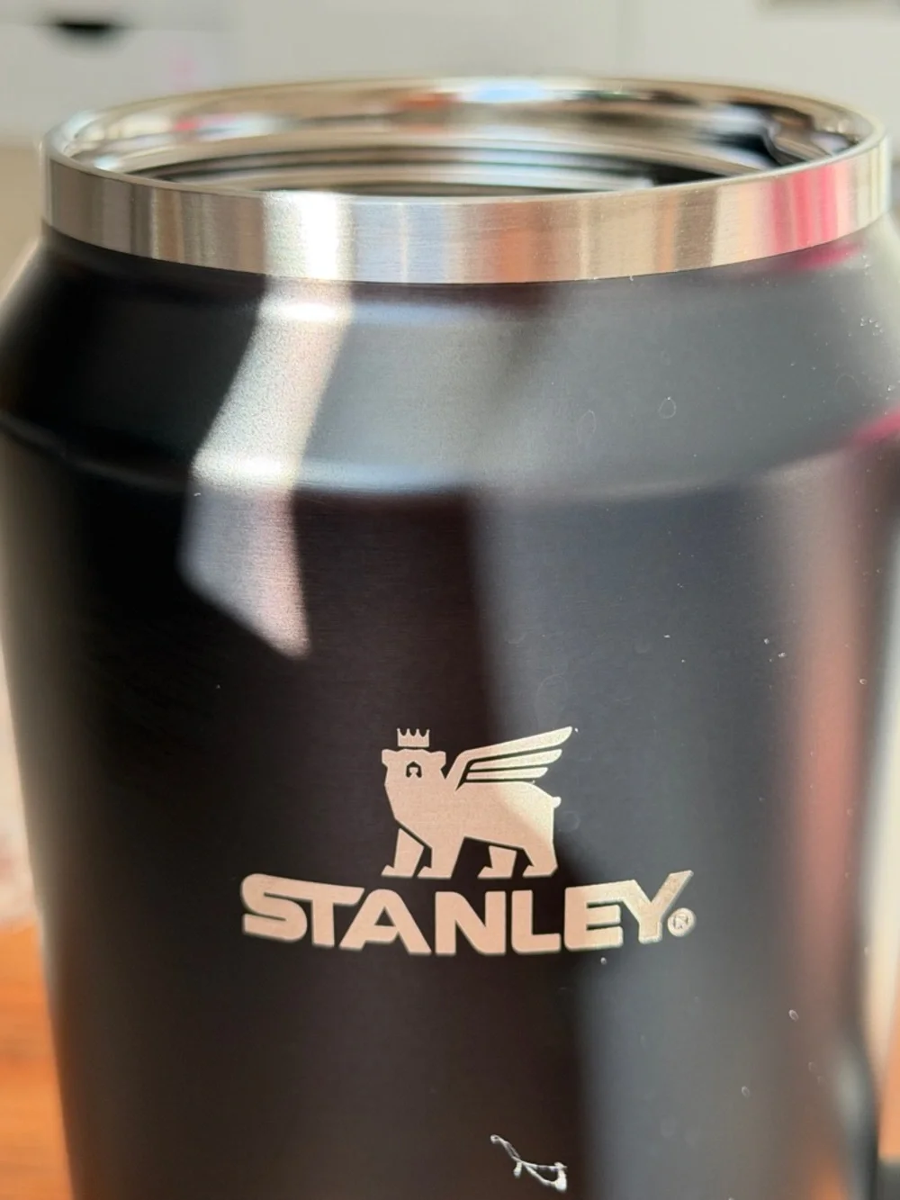 Stanley Black Vacuum Insulated Mug with Stainless Trim 64 oz - Picture 3 of 16